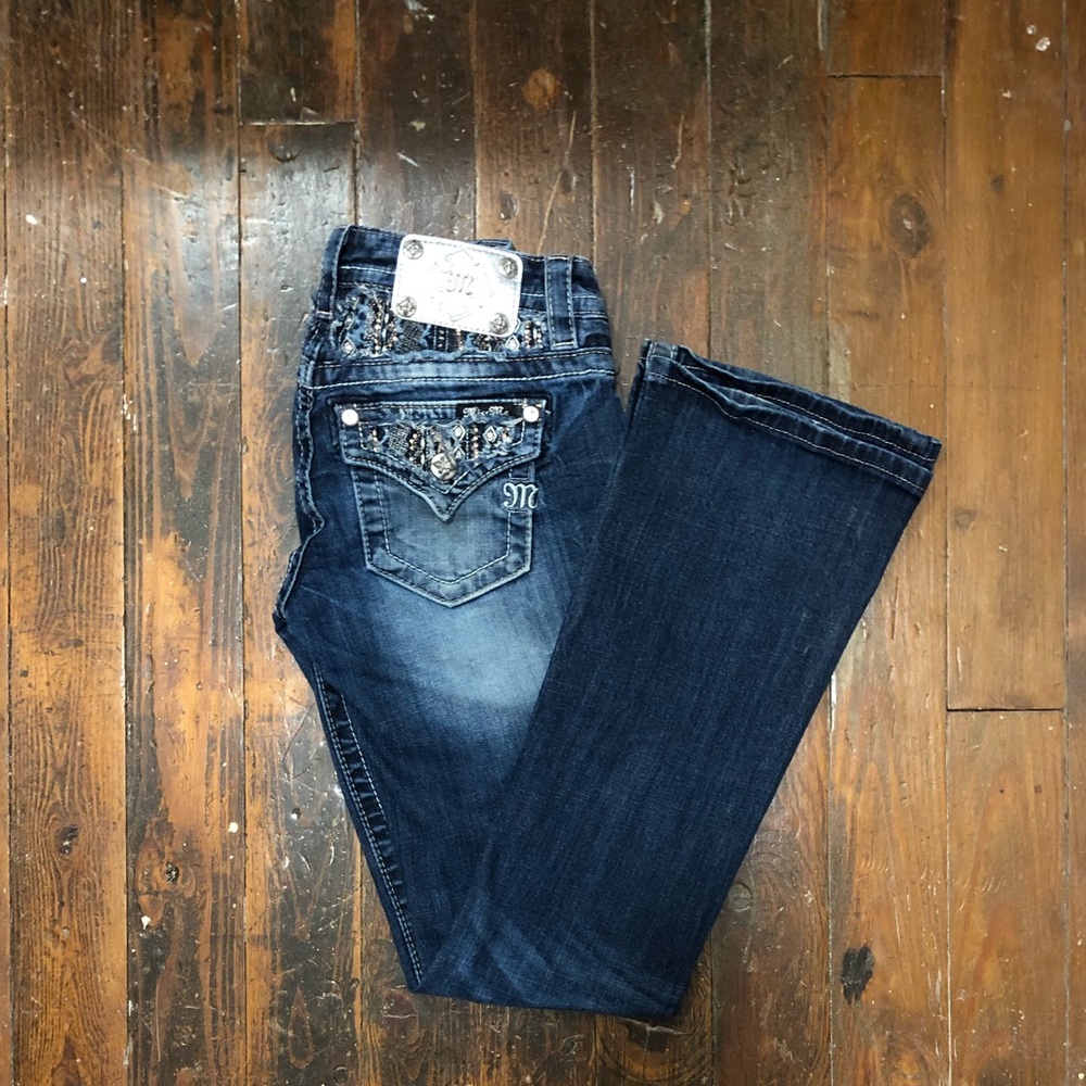 Miss Me Relaxed Boot Cut Jeans